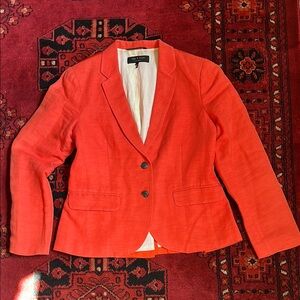 Rag and bone Orange 2 button Blazer